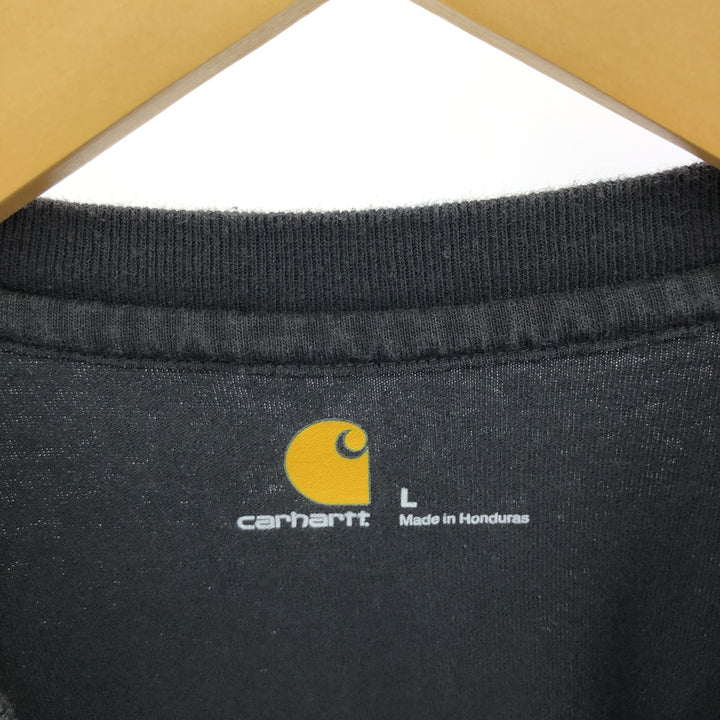 Carhartt Henley neck plain pocket long T-shirt long T men's L equivalent / eaa410593