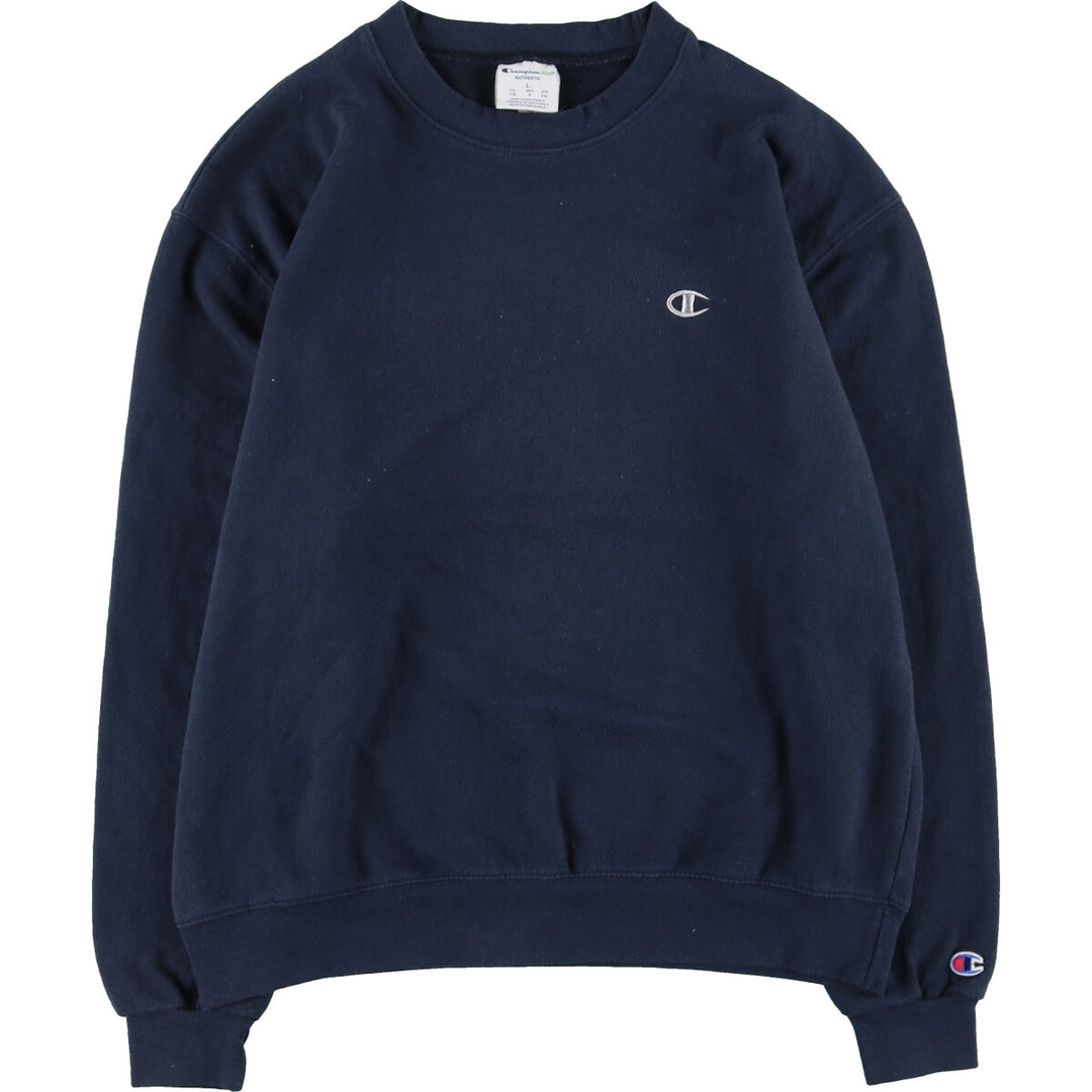 Champion Authentic One Point Logo Sweatshirt Trainer Men's L /eaa410641