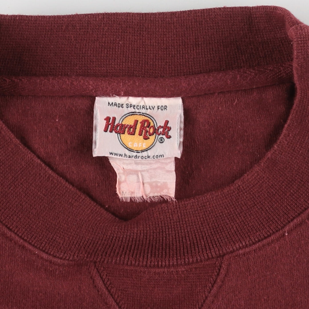 90s~00'S Hard Rock Cafe SAN ANTONIO Advertising Sweatshirt Trainer Men's L Vintage /eaa410642