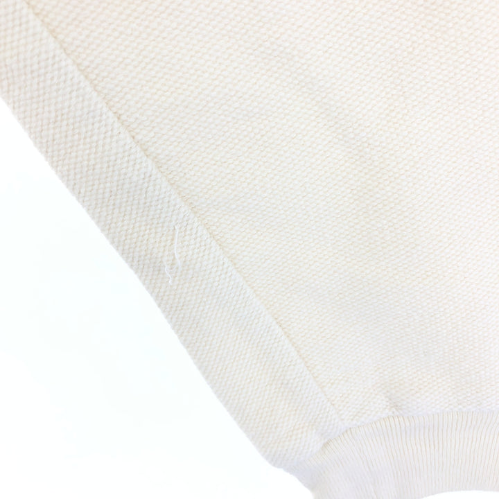 90'S Land's End collared half button plain blank sweatshirt sweatshirt made in USA men's XL vintage /eaa410644