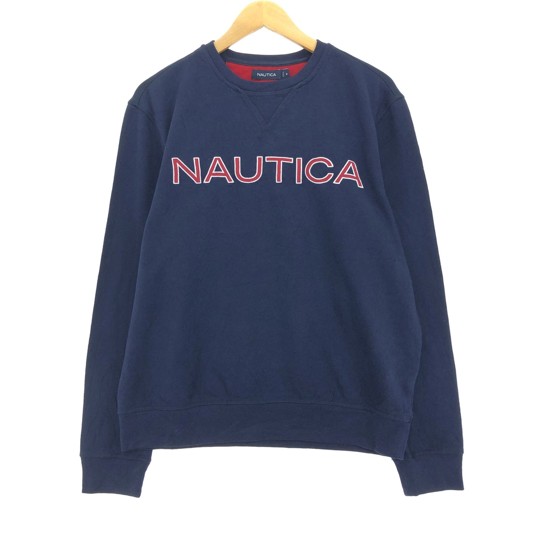 NAUTICA Logo Sweatshirt, Trainer, Men's, Medium, eaa410647