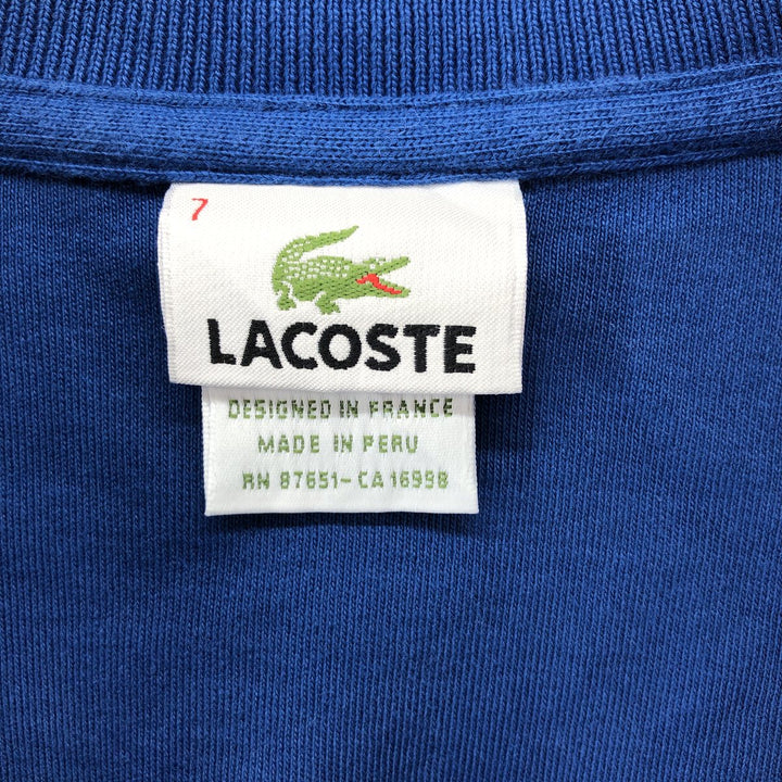 Lacoste LACOSTE French design half zip sweatshirt trainer men's XXL /eaa410657