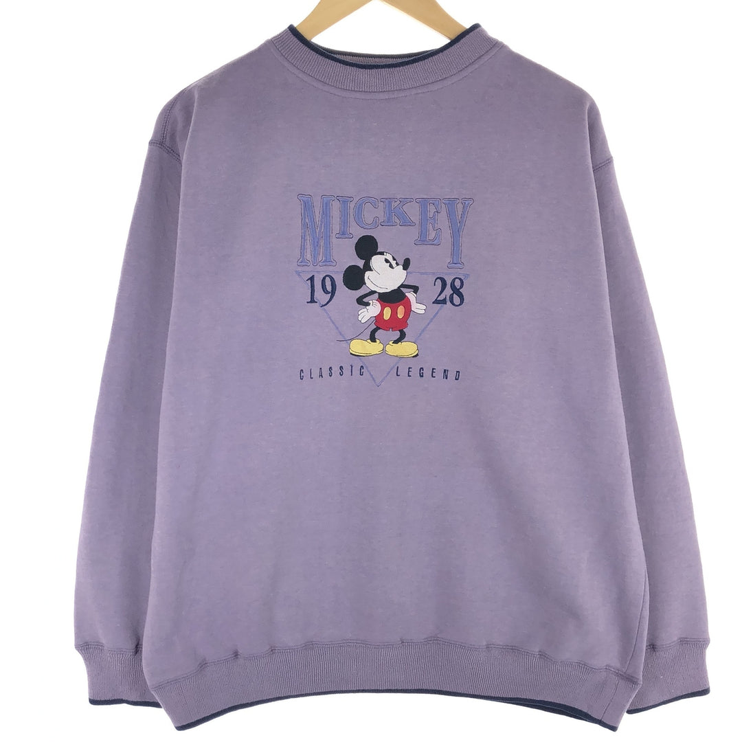 90'S MICKEY MOUSE Mickey Mouse character sweatshirt, sweatshirt, men's XL equivalent, vintage /eaa410660