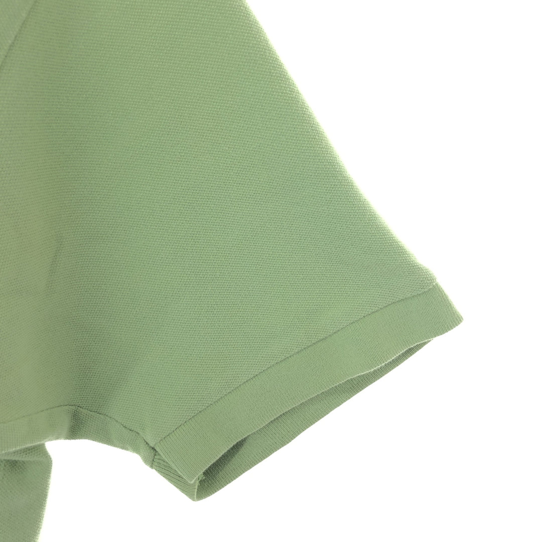 NAUTICA short sleeve polo shirt, men's XL cotton green type yellow green Vintage Second Hand