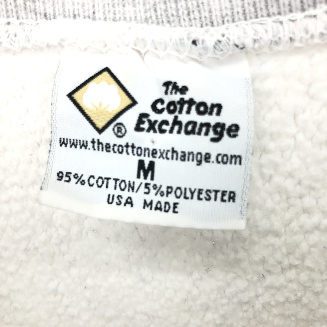 90'S The Cotton Exchange Reverse Weave College Sweatshirt Trainer Made in USA Men's M Vintage /eaa410713