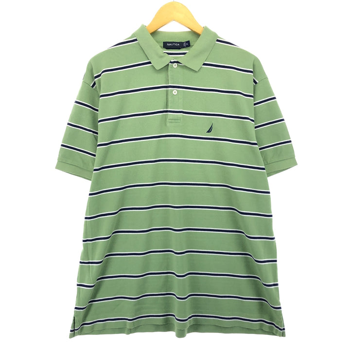 NAUTICA Short Sleeve Striped Polo Shirt Men's XL / eaa410737