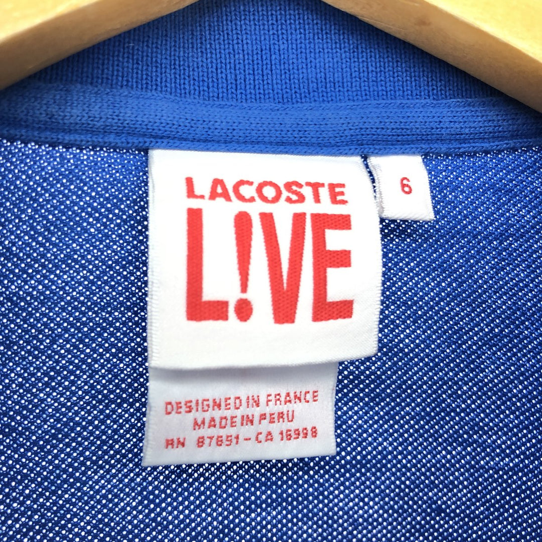 Lacoste LACOSTE LIVE French Design Short Sleeve Polo Shirt Size 6 Men's M /eaa410741