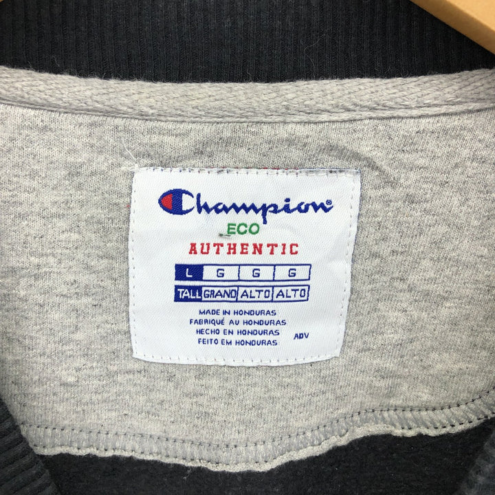 Champion ECO AUTHENTIC, plain, no-eyes, blank sweatshirt, sweatshirt, men's size L / eaa410785