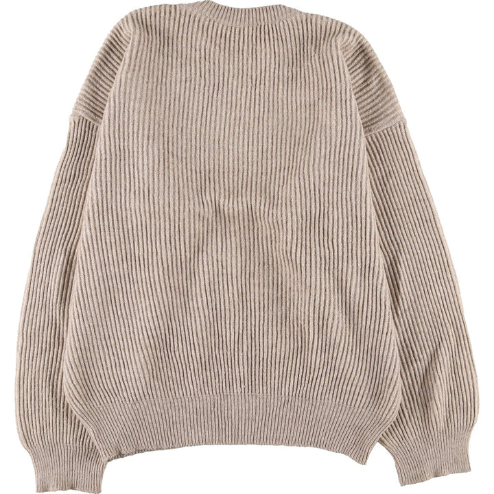 Ribbed knit sweater, men's size XXL unclear Beige type Vintage Second Hand
