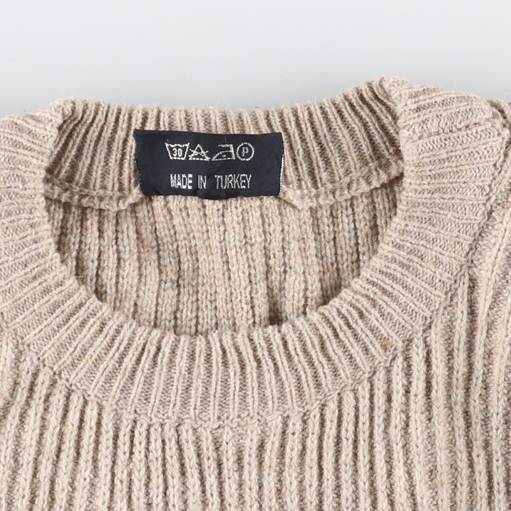 Ribbed knit sweater, men's size XXL unclear Beige type Vintage Second Hand