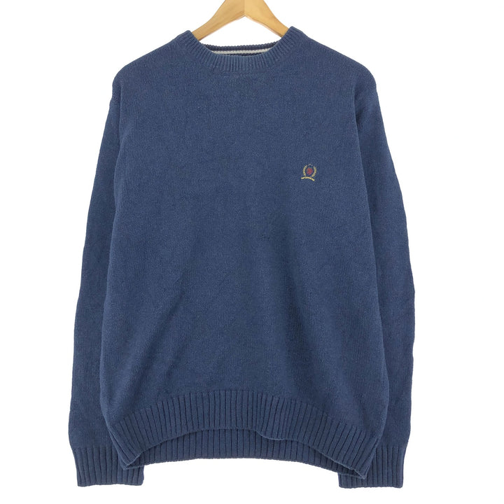 TOMMY HILFIGER Cotton knit sweater for men, size M /eaa410812