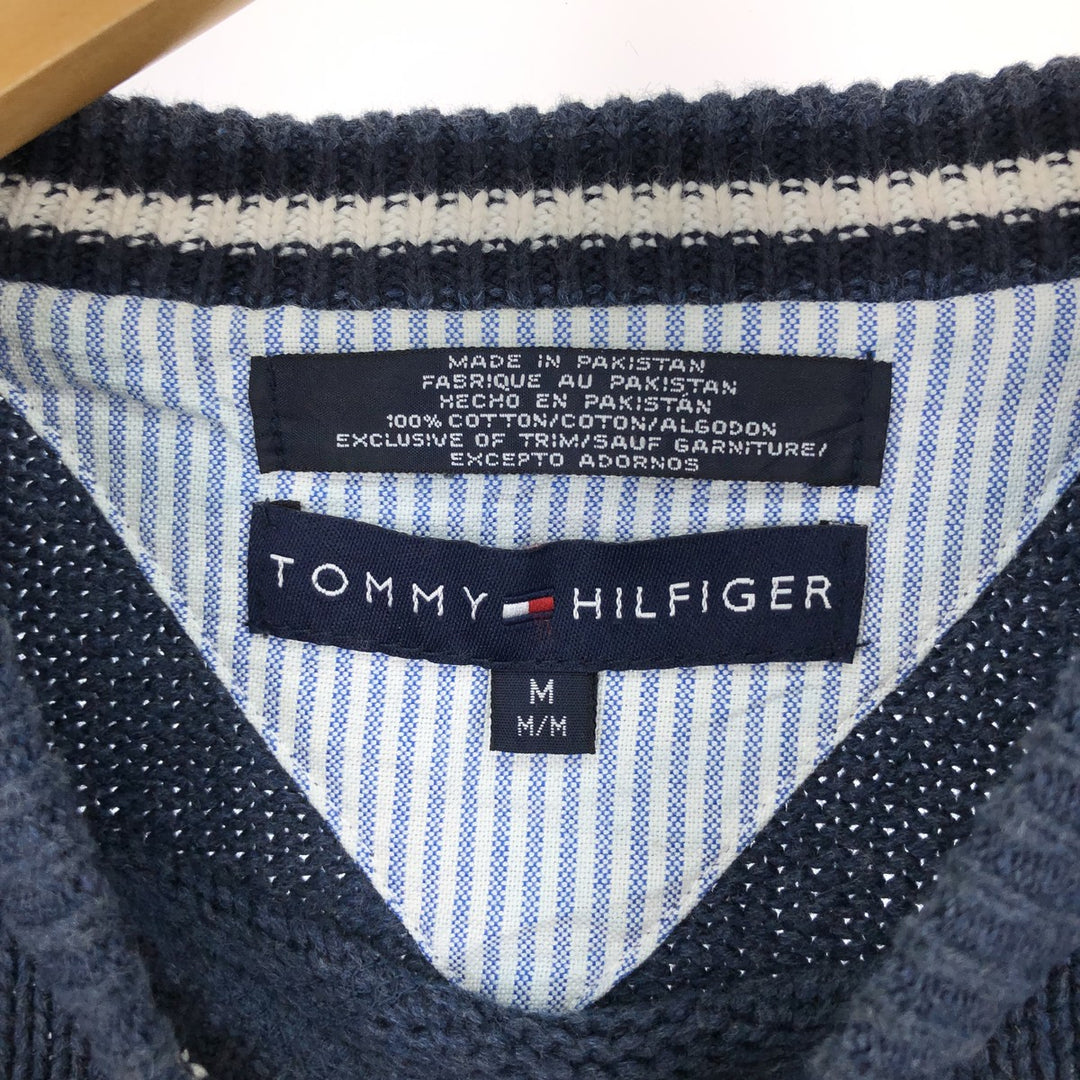 TOMMY HILFIGER Cotton knit sweater for men, size M /eaa410812