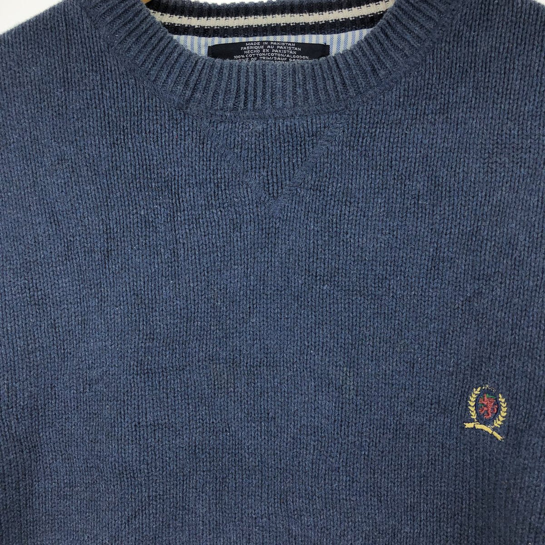 TOMMY HILFIGER Cotton knit sweater for men, size M /eaa410812