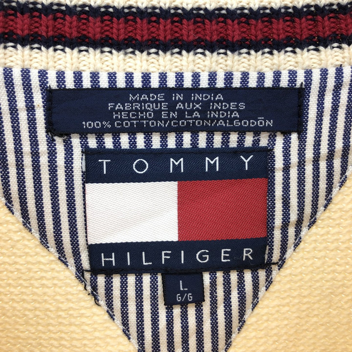 90'S Tommy Hilfiger Cotton Knit Sweater Men's L Vintage /eaa410832