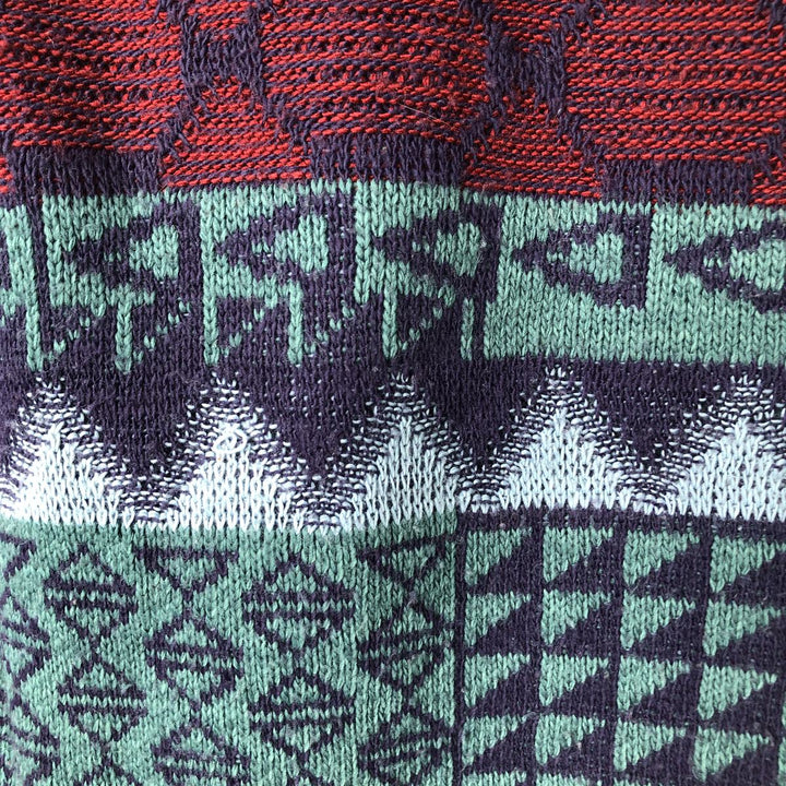 Vintage 1980'S Town Craft acrylic knit sweater, made in the USA, size L, men's. acrylic navy blue type Vintage Second Hand