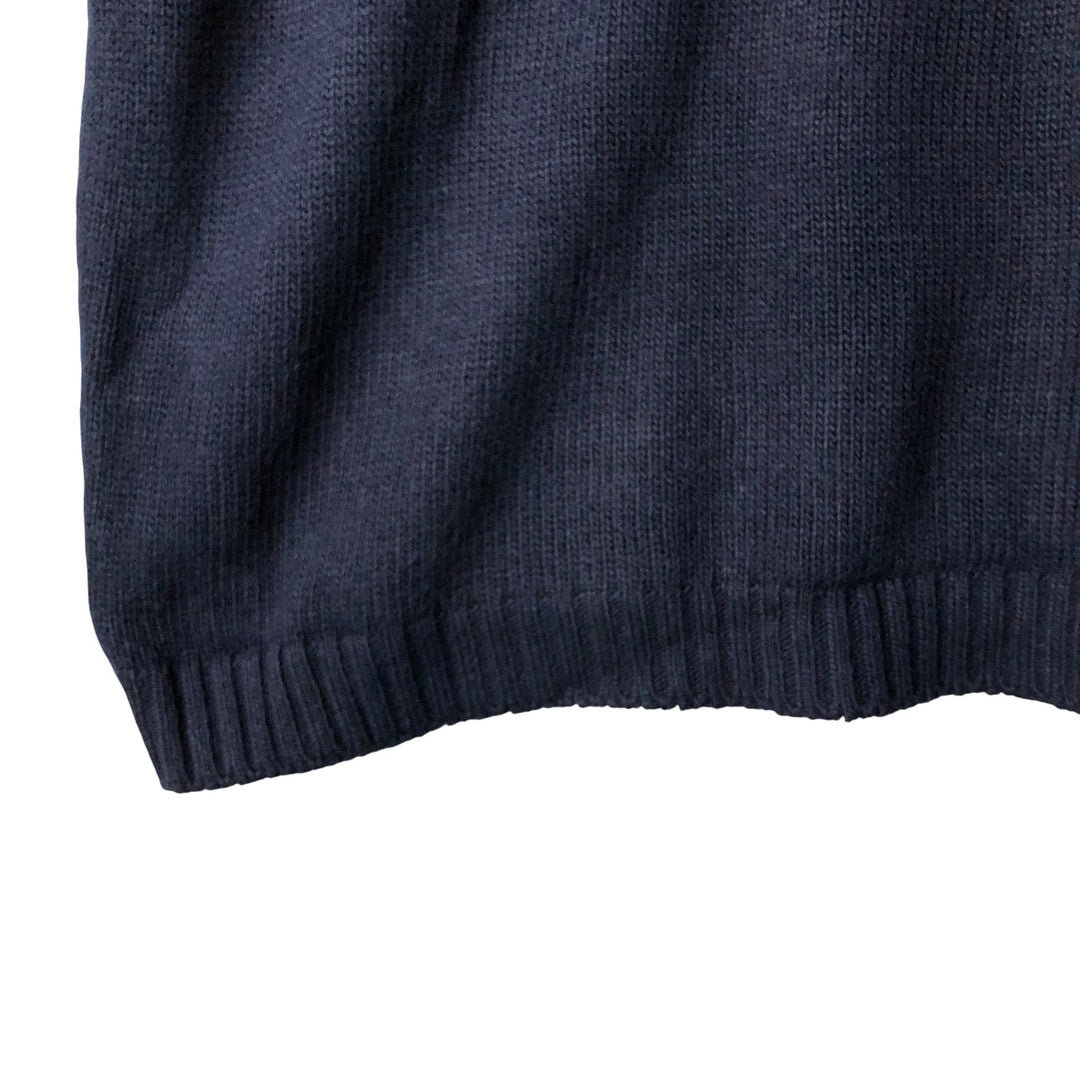 Vintage 90'S New Era Stars and Stripes Acrylic Knit Sweater, Made in USA, Men's XL acrylic navy blue type Vintage Second Hand