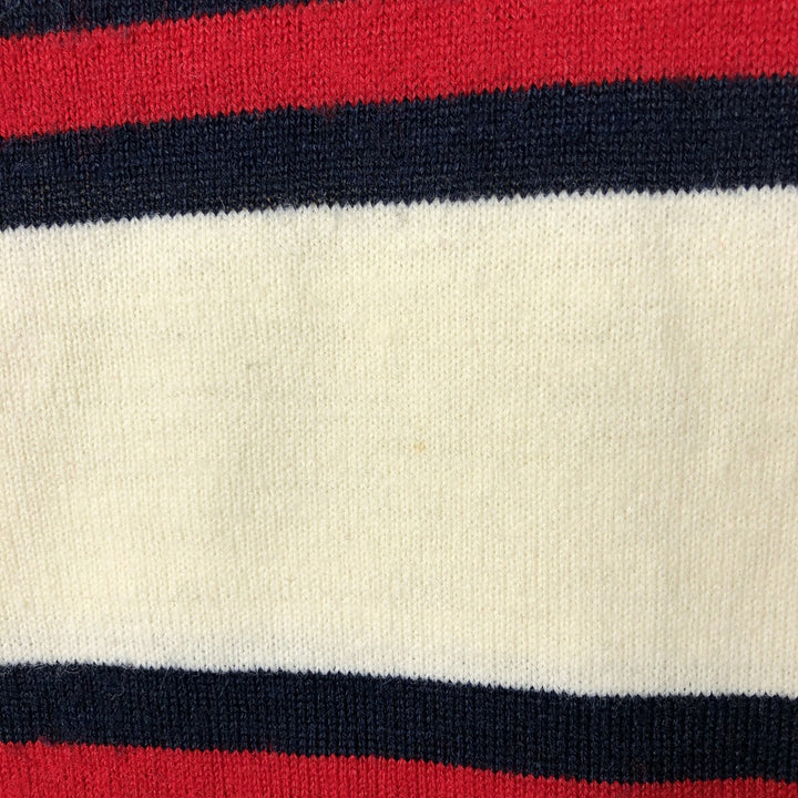 Vintage Andhurst striped knit polo sweater, men's size XL Oron Acrylic red type Vintage Second Hand