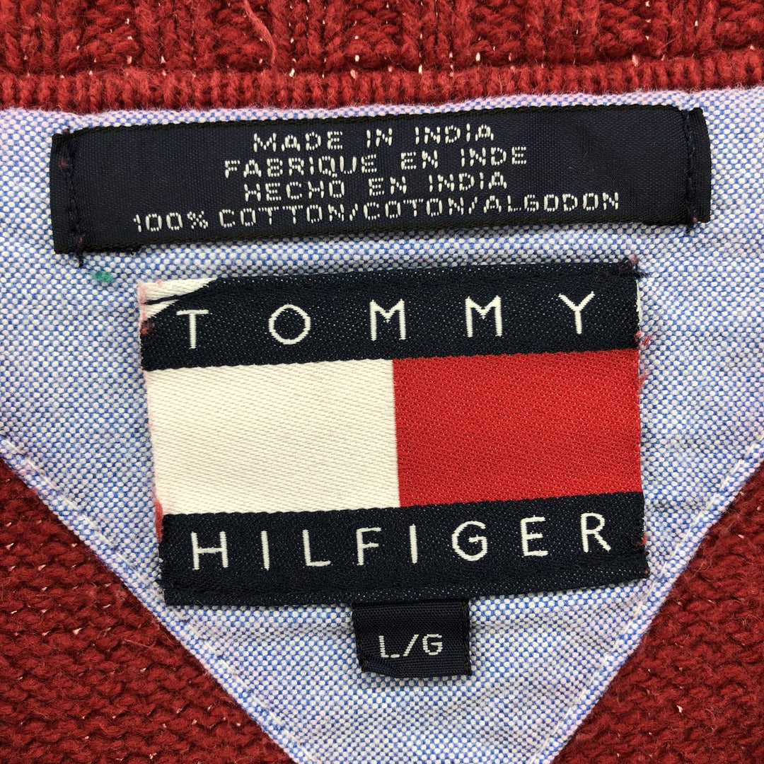 90s~ Tommy Hilfiger Cotton Knit Sweater Men's Size L Vintage / eaa410957