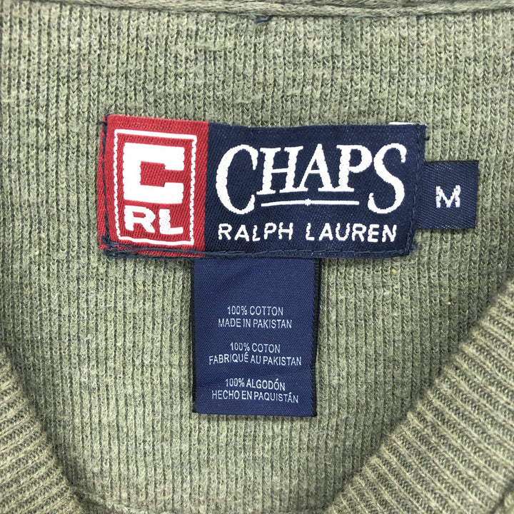 90'S Ralph Lauren CHAPS cotton knit sweater men's M vintage /eaa410958