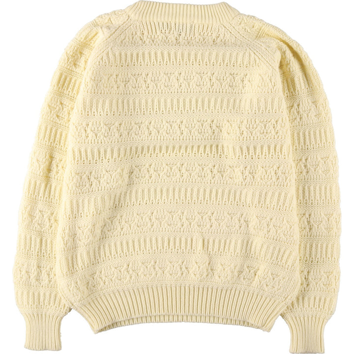 SELKIRK Acrylic Knit Sweater, Men's XL acrylic lemon yellow Vintage Second Hand