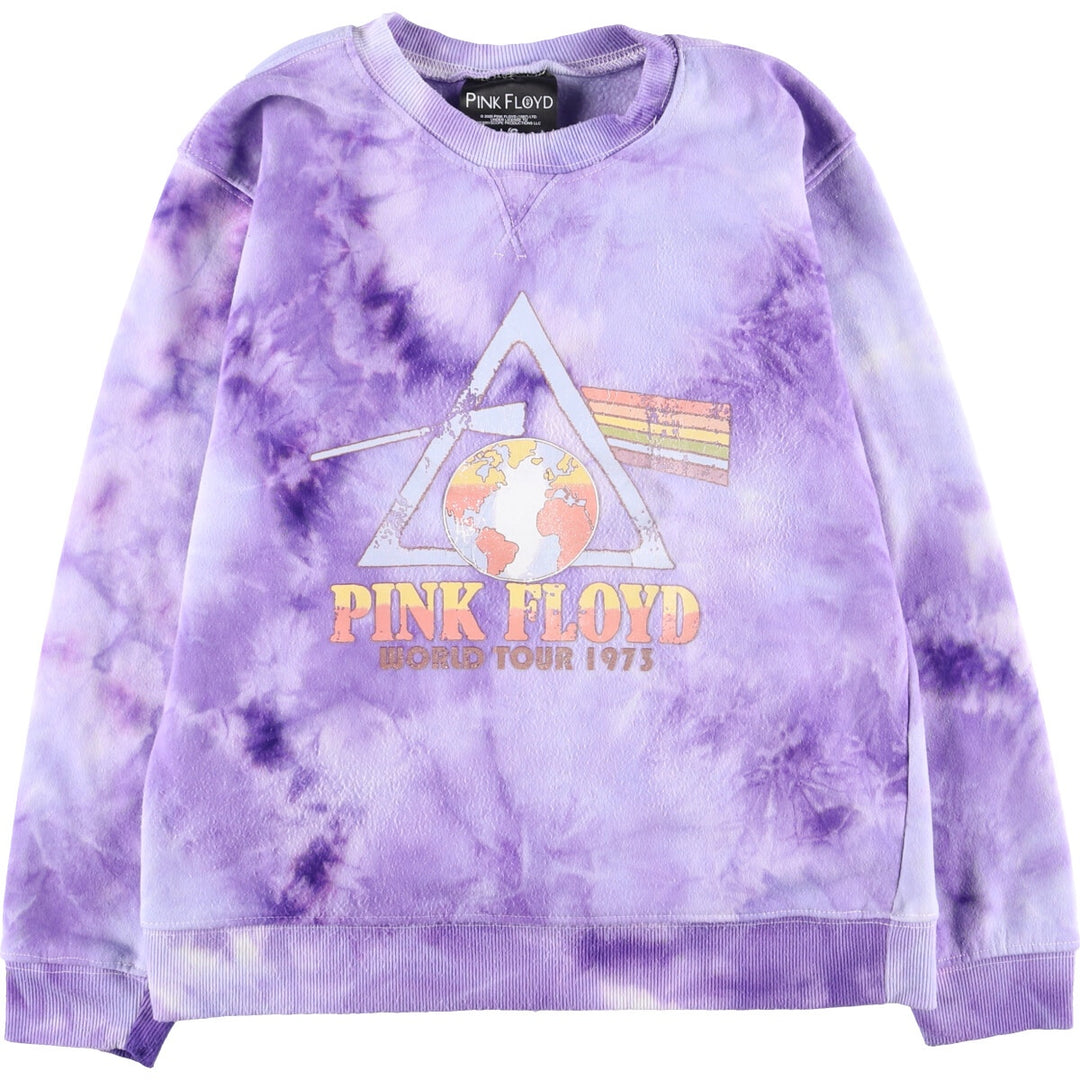 PINK FLOYD Pink Floyd Tie-dye Pattern Band Sweatshirt Trainer Women's L /eaa411011