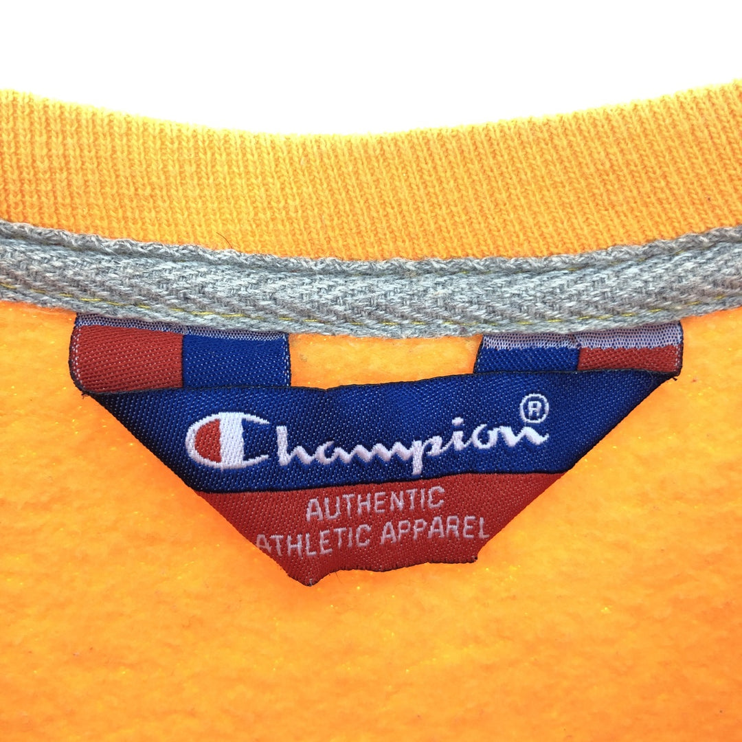 00'S Champion AUTHENTIC ATHLETIC APPAREL One Point Logo Sweatshirt Trainer Men's XL /eaa411023