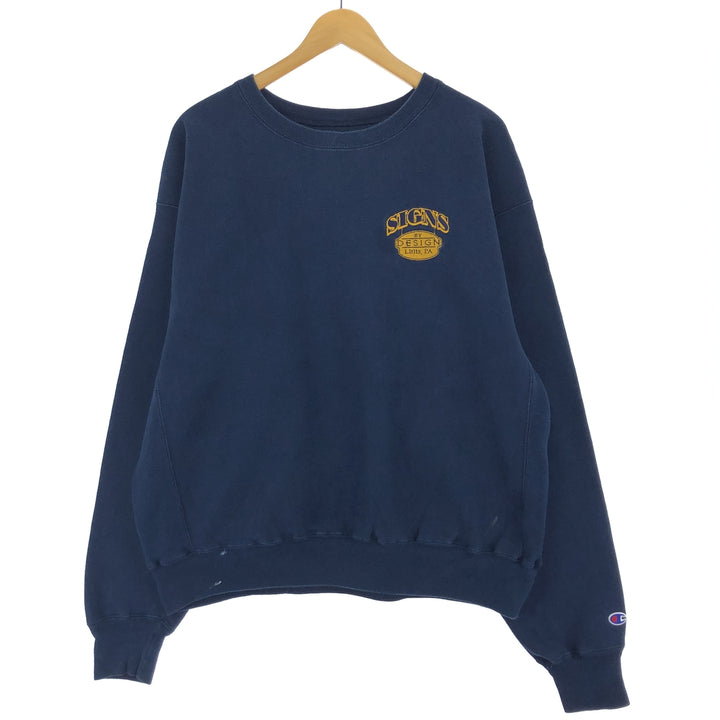 00'S Champion PREMIUM REVERSE WEAVE Premium Reverse Weave Back Embroidery Sweatshirt Trainer Men's L /eaa411075