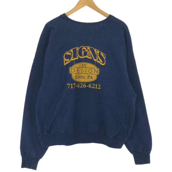 00'S Champion PREMIUM REVERSE WEAVE Premium Reverse Weave Back Embroidery Sweatshirt Trainer Men's L /eaa411075