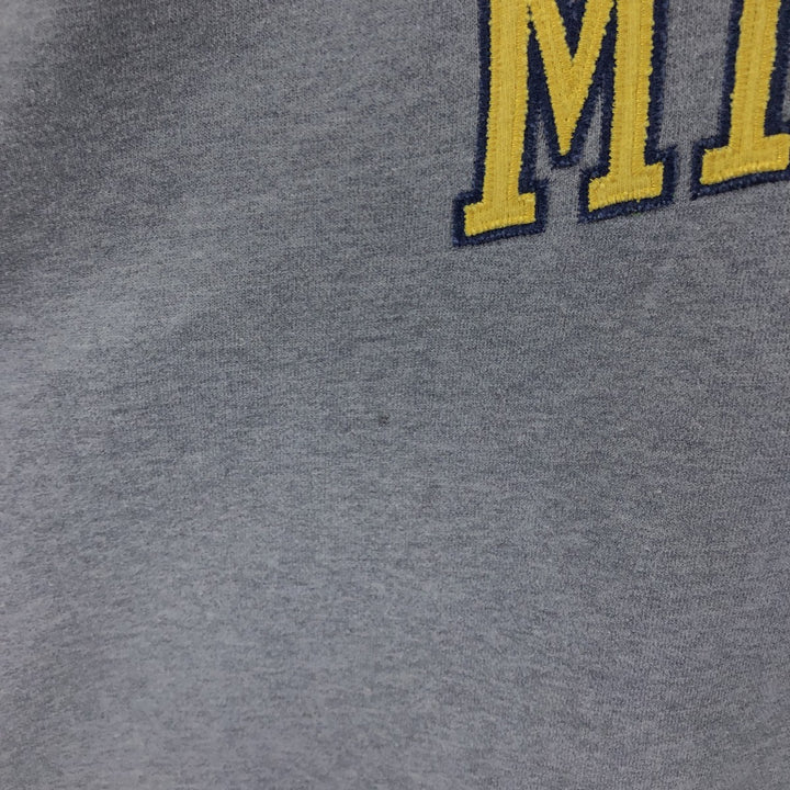 00'S Nike NIKE TEAM MICHIGAN University of Michigan College Sweat Half Zip Hoodie Men's XXL / eaa411086