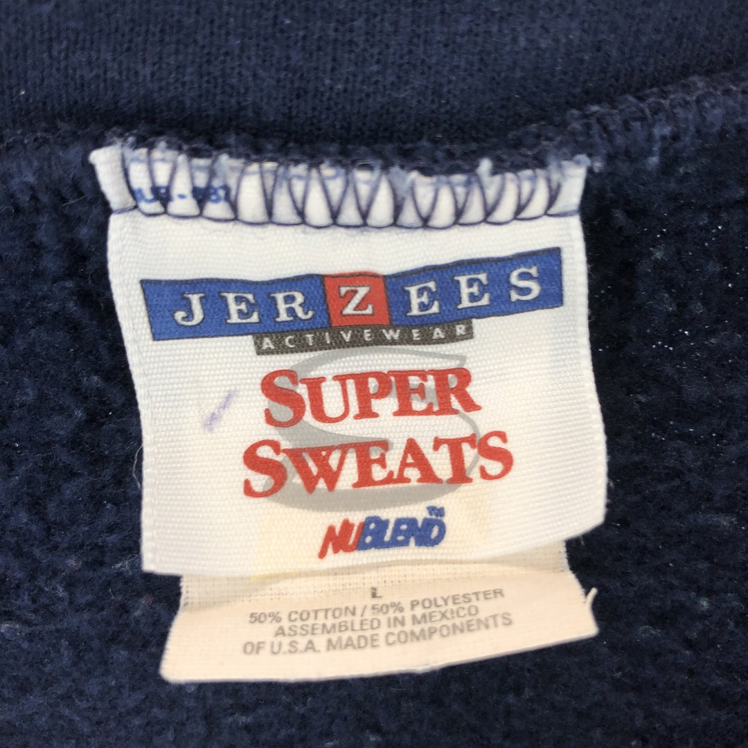 Jerzees Collared Half-Zip Sweatshirt Trainer Men's L /eaa411140