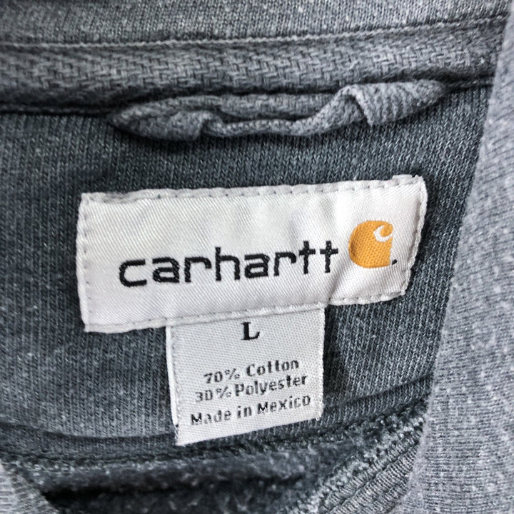 90'S Carhartt ORIGINAL FIT sweatshirt pullover hoodie, men's size L, vintage / eaa411191