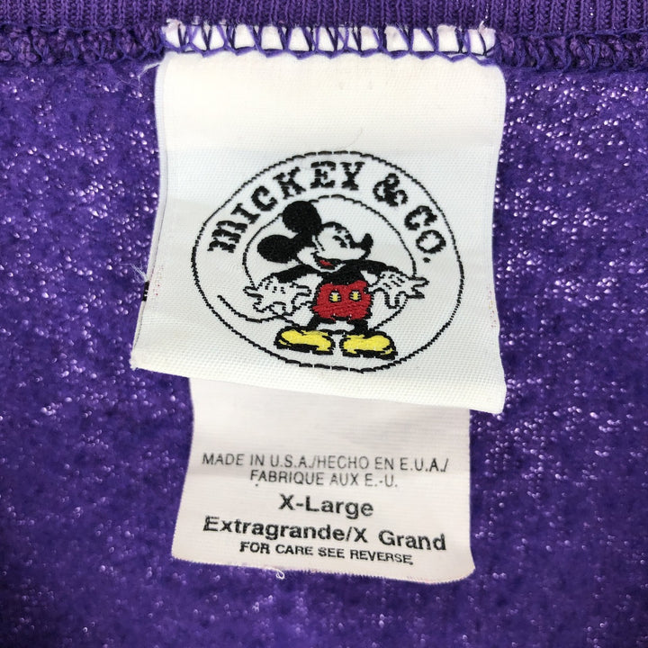 90'S MICKEY CO MICKEY MOUSE Mickey Mouse character sweatshirt, sweatshirt, made in USA, men's XL, vintage /eaa411200