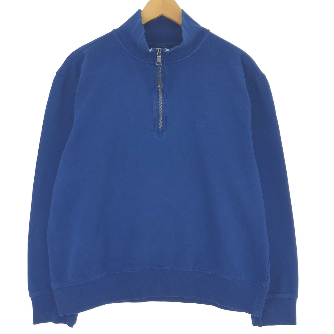 NAUTICA Half-Zip Sweatshirt, Trainer, Men's, L /eaa411289