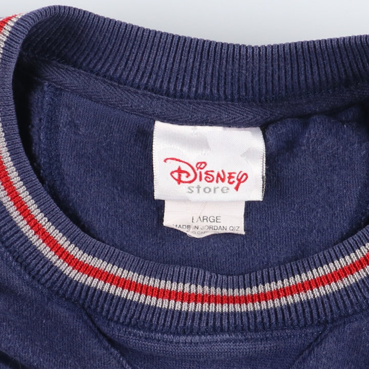 90'S DISNEY STORE POOH Winnie the Pooh character sweatshirt, men's L, vintage /eaa411305