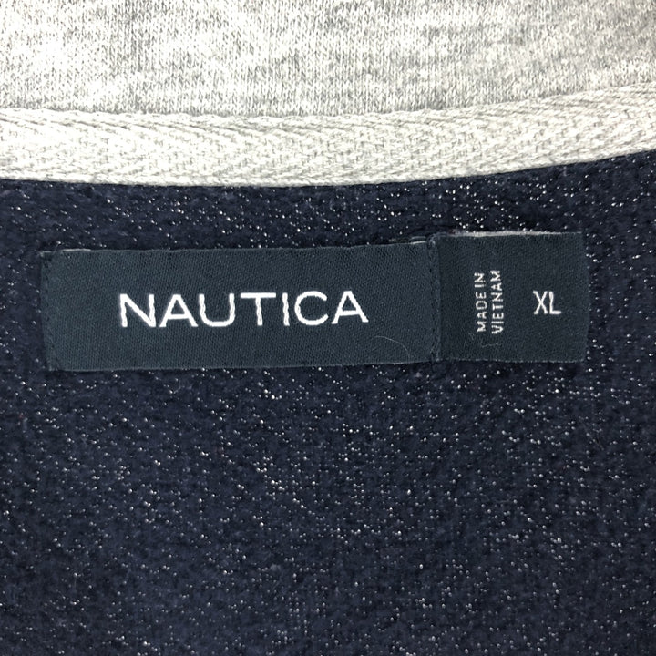 NAUTICA Half-Zip Sweatshirt, Trainer, Men's XL /eaa411318