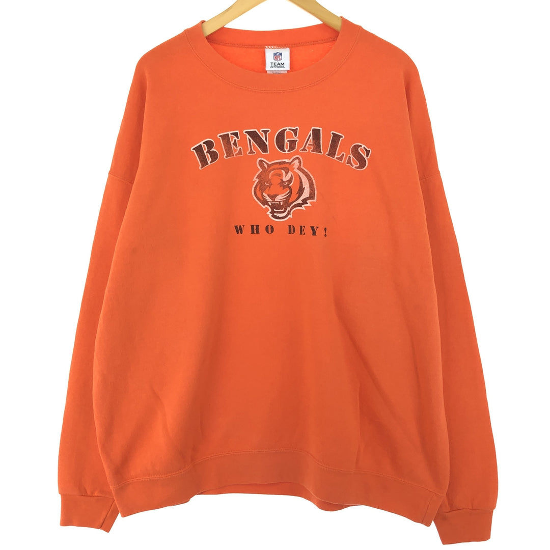 TEAM APPAREL NFL CINCINNATI BENGALS Cincinnati Bengals Printed Sweatshirt Sweatshirt Men's XXL /eaa411468