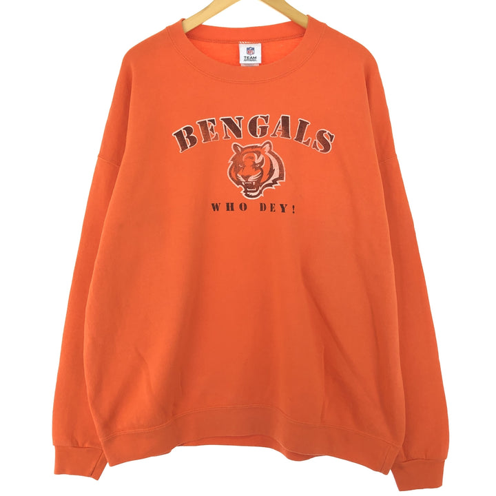 TEAM APPAREL NFL CINCINNATI BENGALS Cincinnati Bengals Printed Sweatshirt Sweatshirt Men's XXL /eaa411468