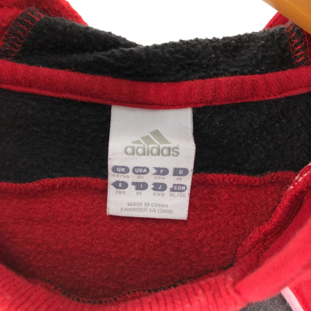 00'S adidas sweatshirt pullover hoodie, men's XL size / eaa411479