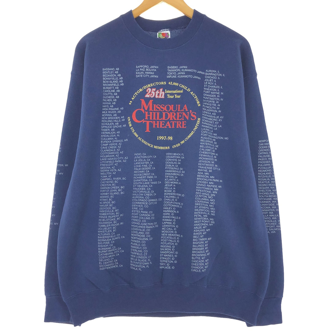 90'S Fruit of the Loom Sweatshirt, Men's XL, Vintage /eaa411515