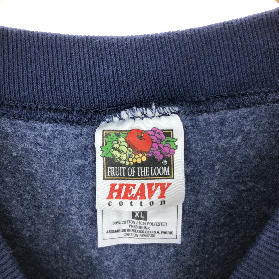 90'S Fruit of the Loom Sweatshirt, Men's XL, Vintage /eaa411515