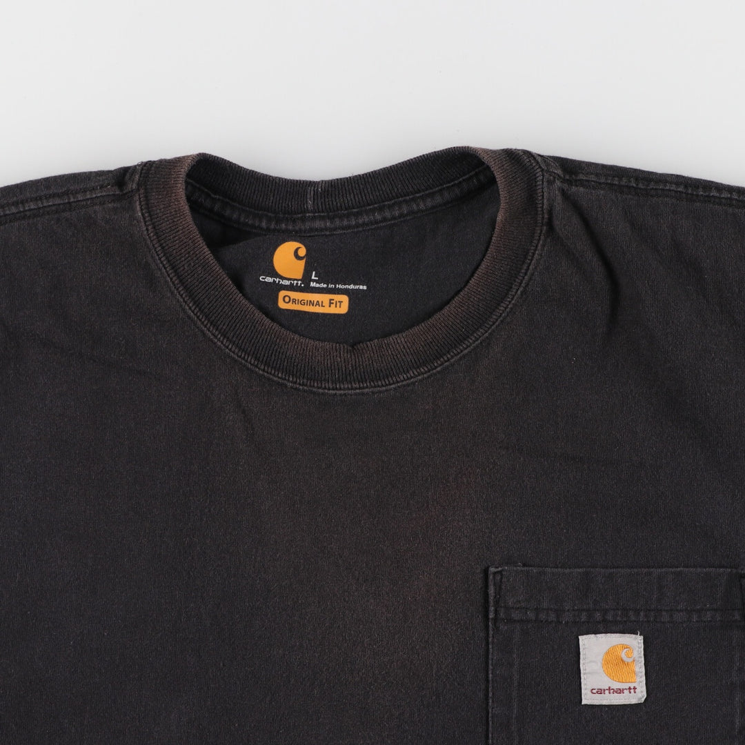 Carhartt ORIGINAL FIT short sleeve one point logo pocket T-shirt Men's L /eaa411564