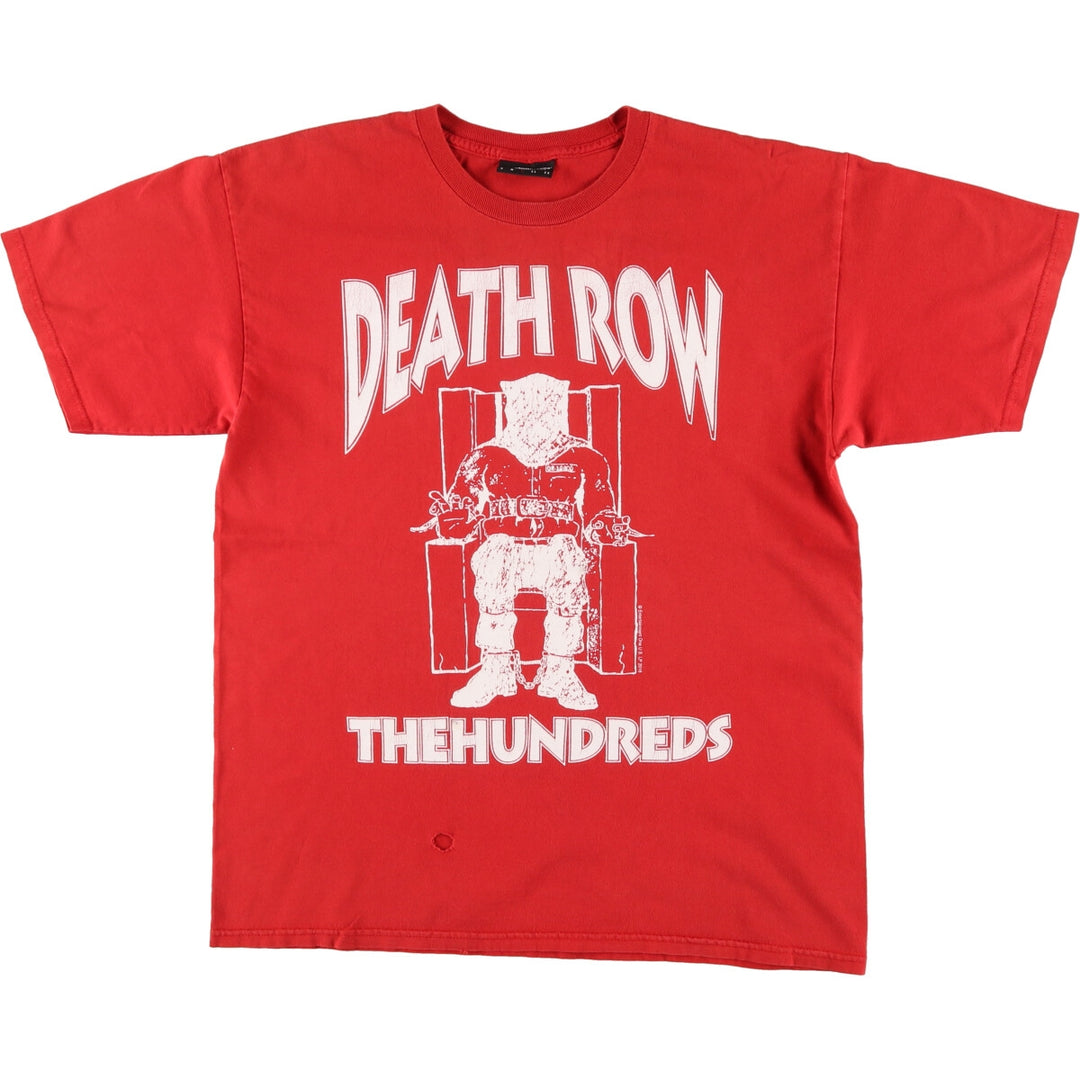 THE HUNDREDS x DEATH ROW RECORDS Rap T-shirt, Men's L /eaa411579