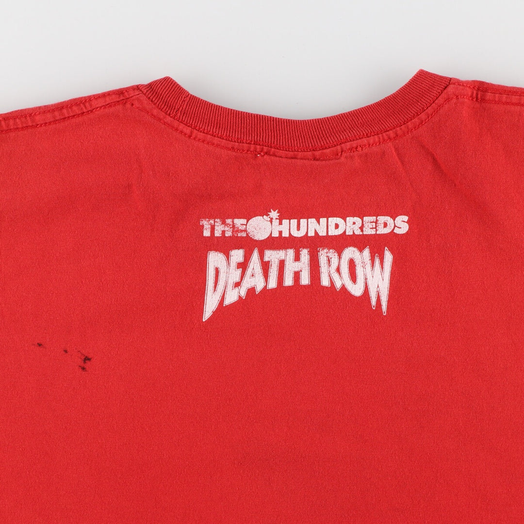 THE HUNDREDS x DEATH ROW RECORDS Rap T-shirt, Men's L /eaa411579