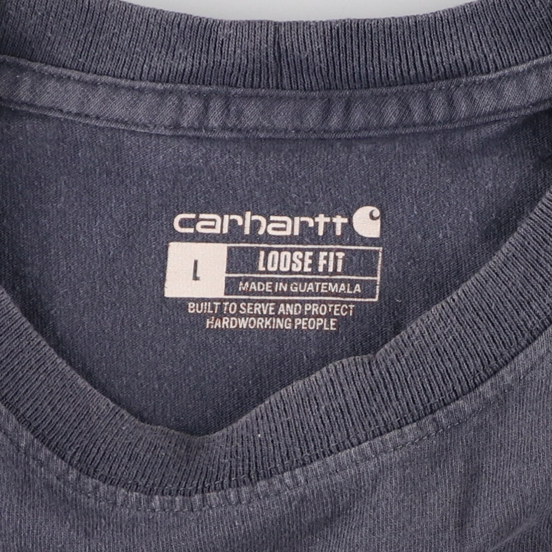 Carhartt Loose Fit Short Sleeve One Point Logo Pocket T-Shirt Men's L /eaa411580