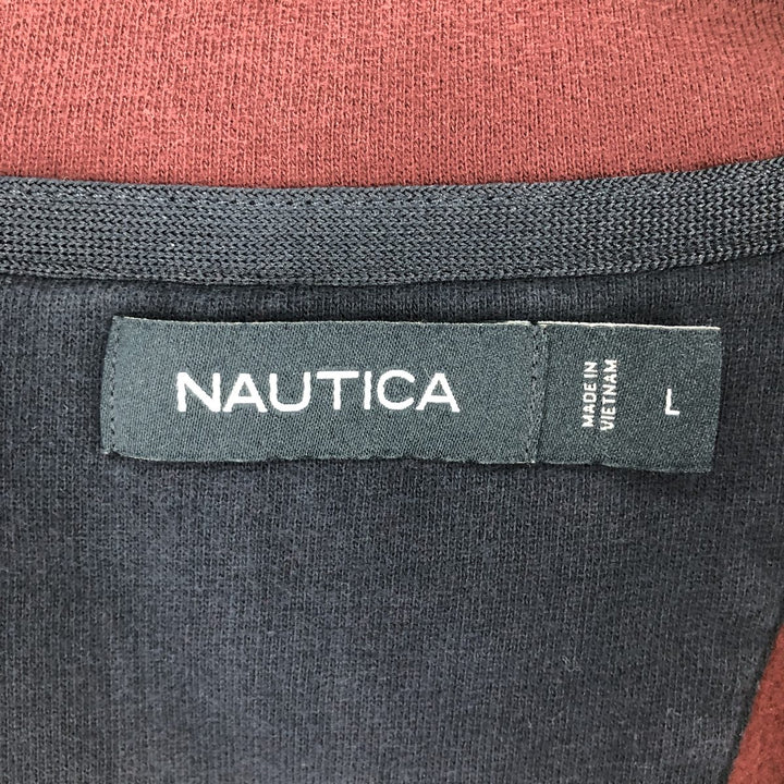 NAUTICA Half-Zip Sweatshirt, Trainer, Men's, L /eaa411620