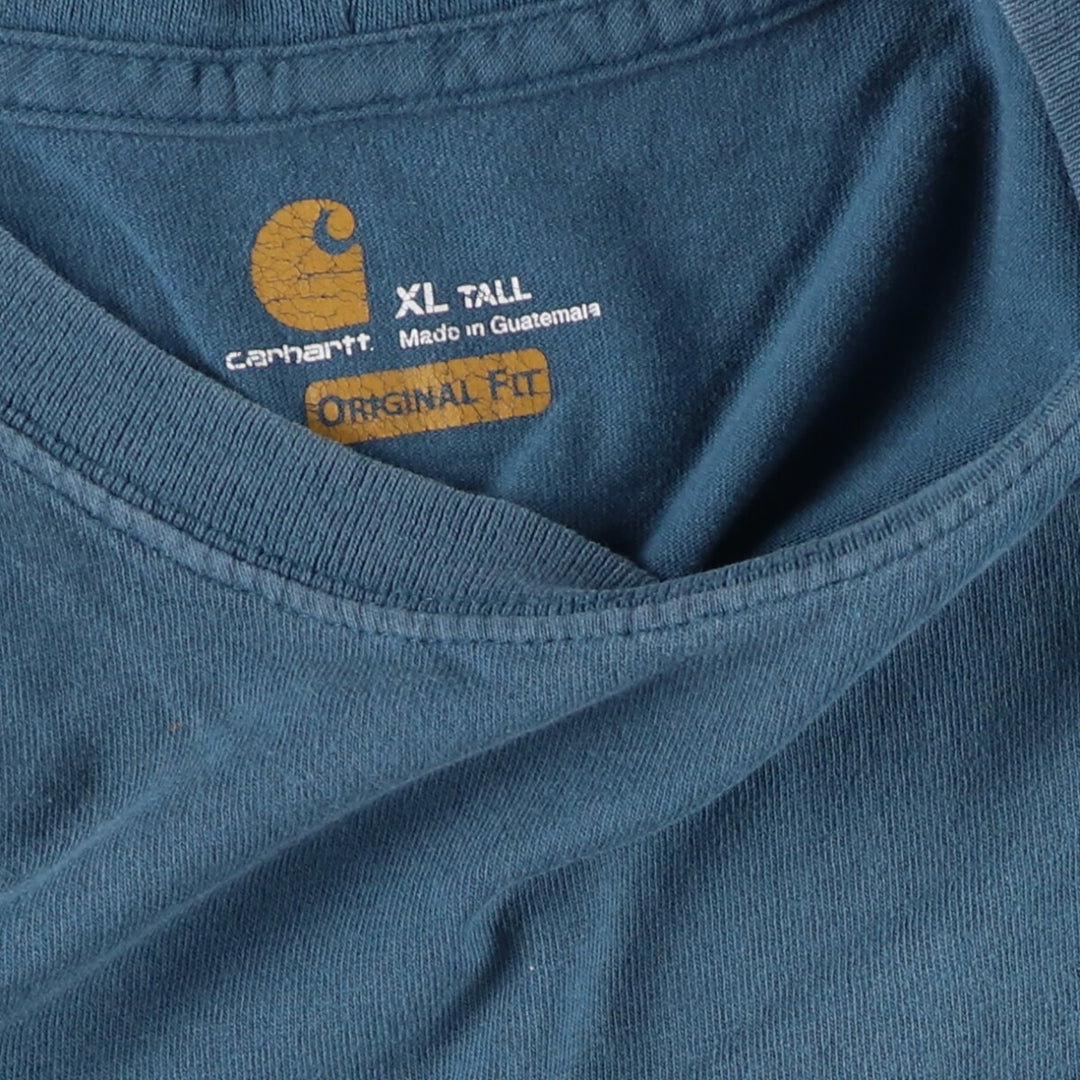 Carhartt ORIGINAL FIT short sleeve one point logo pocket T-shirt Men's XL equivalent / eaa411641