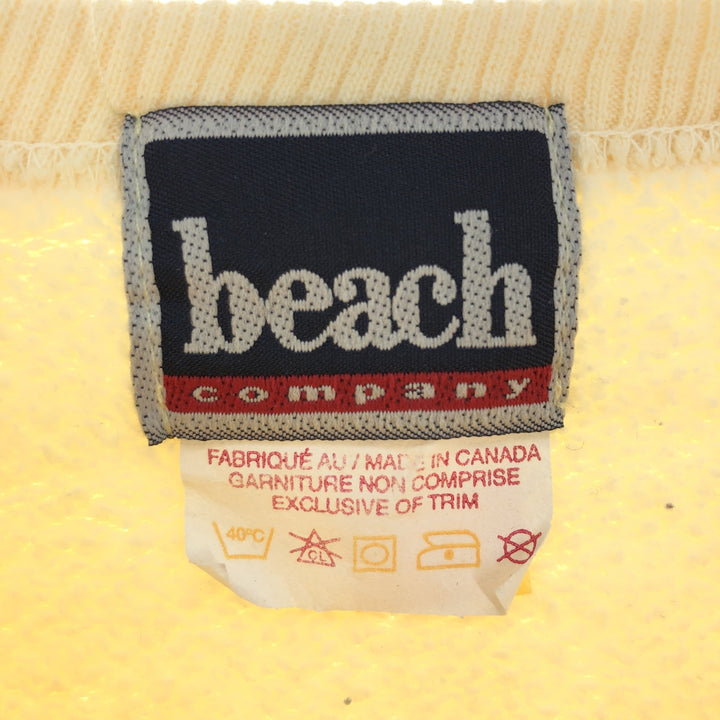 90'S beach print sweatshirt, trainer, made in Canada, men's M, vintage /eaa411664