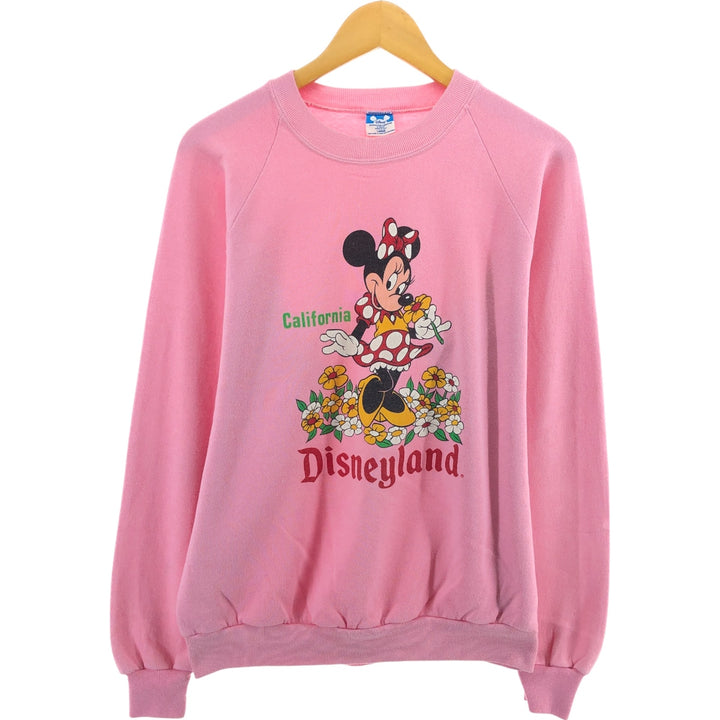 80'S DISNEY MINNIE MOUSE Minnie Mouse character sweatshirt, made in USA, women's size L, vintage /eaa411702