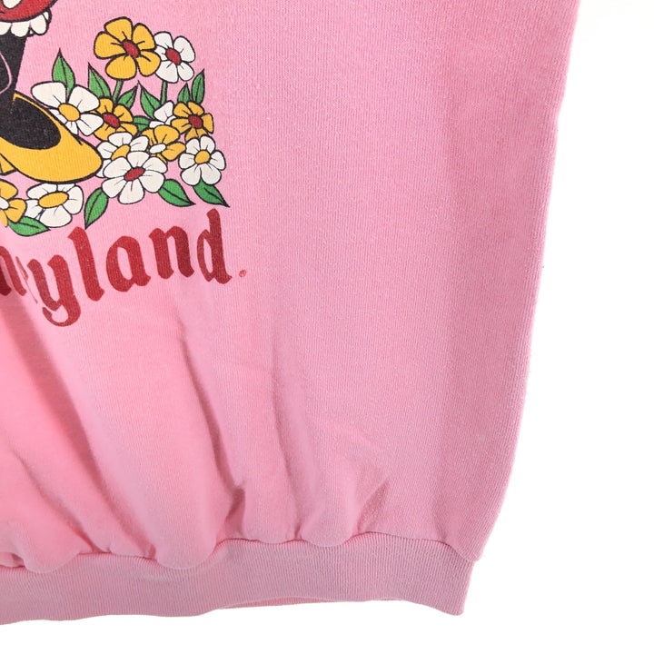 80'S DISNEY MINNIE MOUSE Minnie Mouse character sweatshirt, made in USA, women's size L, vintage /eaa411702