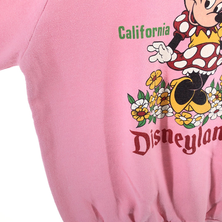 80'S DISNEY MINNIE MOUSE Minnie Mouse character sweatshirt, made in USA, women's size L, vintage /eaa411702